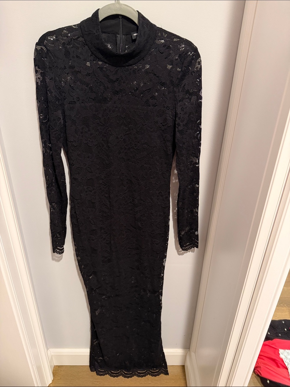 Generation Love Black Lace Long Sleeve Midi Dress